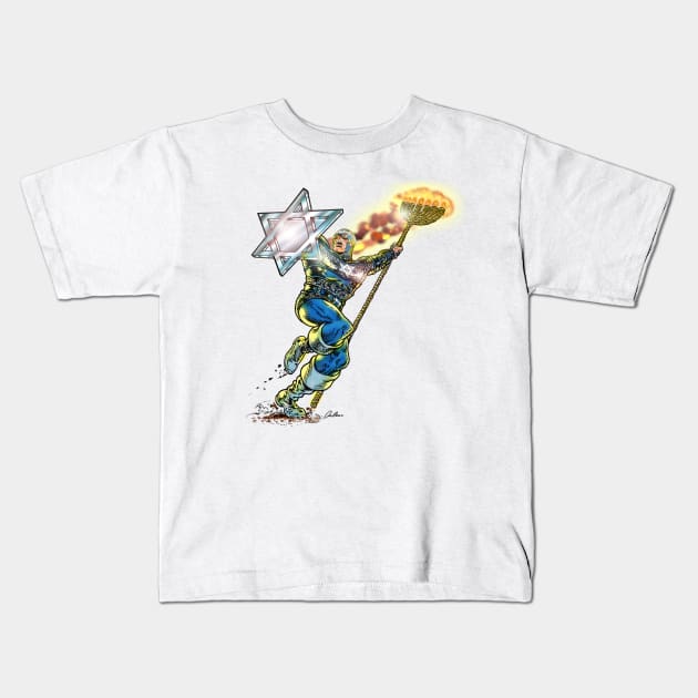 CAPT. ISRAEL figure Kids T-Shirt by ArlenSchumer